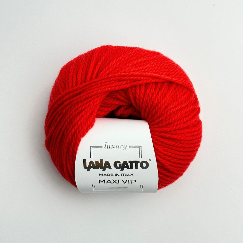 MAXI VIP - Cashmere/Merino - Scarlet Poppy - 1010