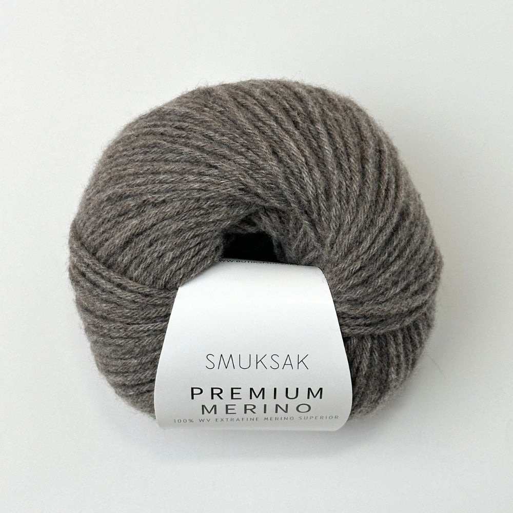 Premium Merino - Taupe Melange - 1088