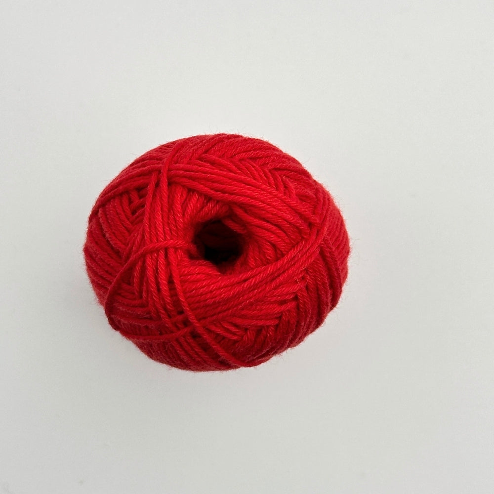 Organic Cotton 100% - Scarlet Poppy - 1109