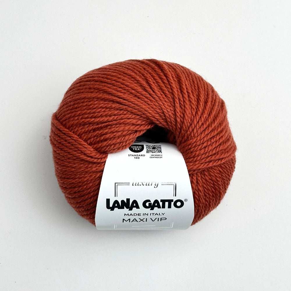 MAXI VIP - Cashmere/Merino - Cognac - 14574