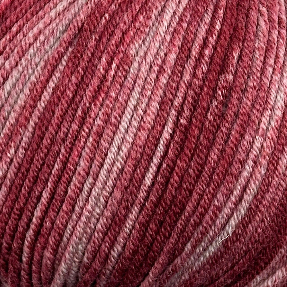 Supersoft Extrafine Merino 100% - Sangria Print - 30994