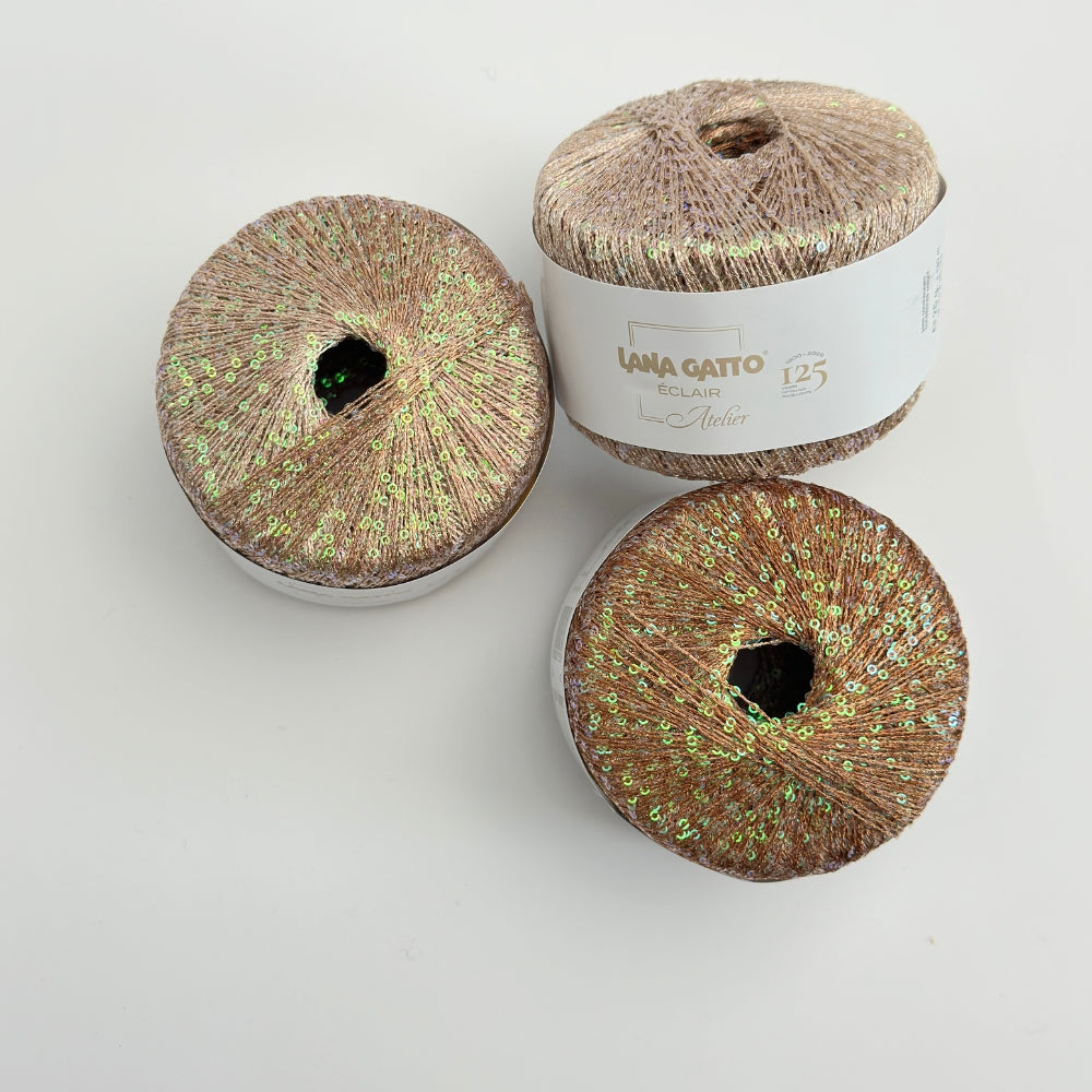 Eclaire - Pallietgarn - Caramel Glow - 31096