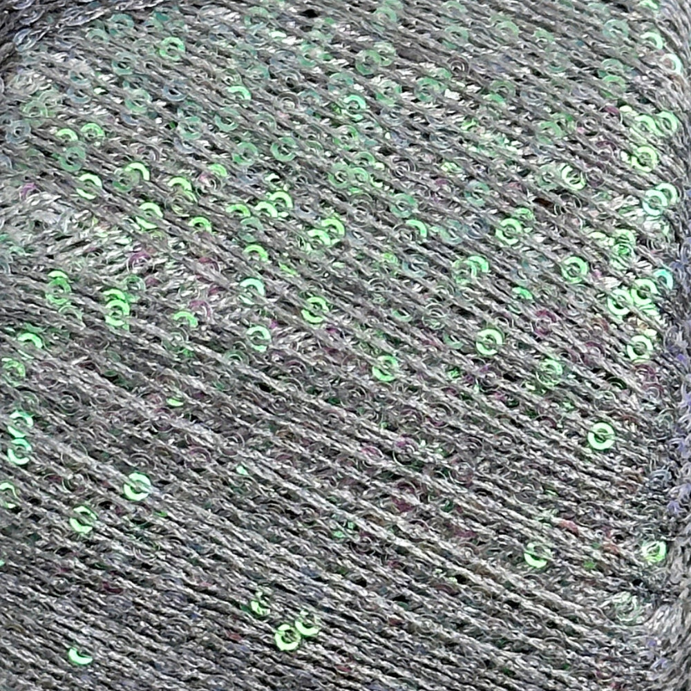 Eclaire - Pallietgarn - Silver Glow - 31098