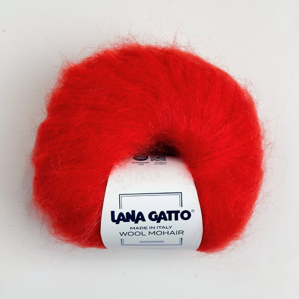 Wool Mohair - Scarlet Poppy - 6024
