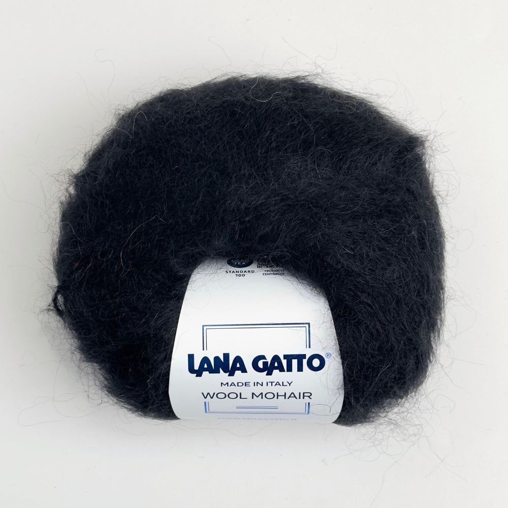 Wool Mohair - Very Black - 6037