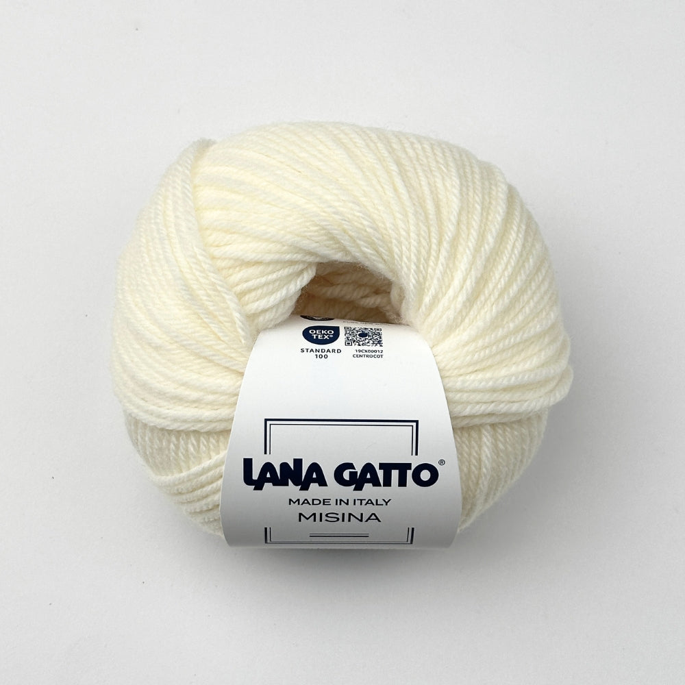 Misina - 100% Uld - Snow White - 8000