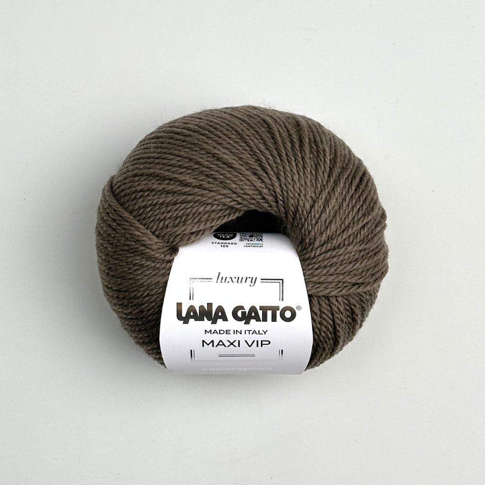 MAXI VIP - Cashmere/Merino - Taupe - 8436