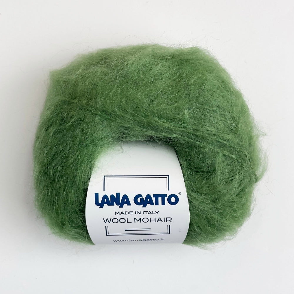 Wool Mohair - Grass Green - 9379