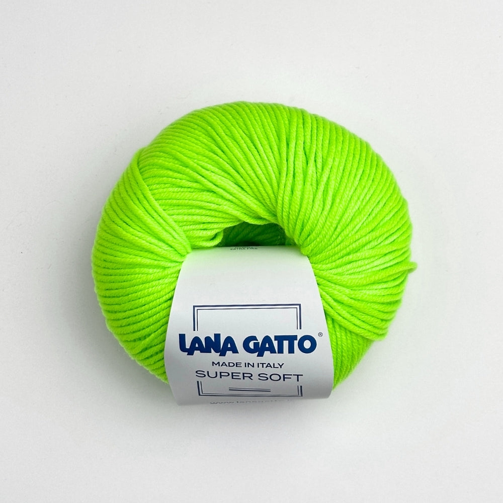 Supersoft Extrafine Merino 100% - Neon Lime - A1783