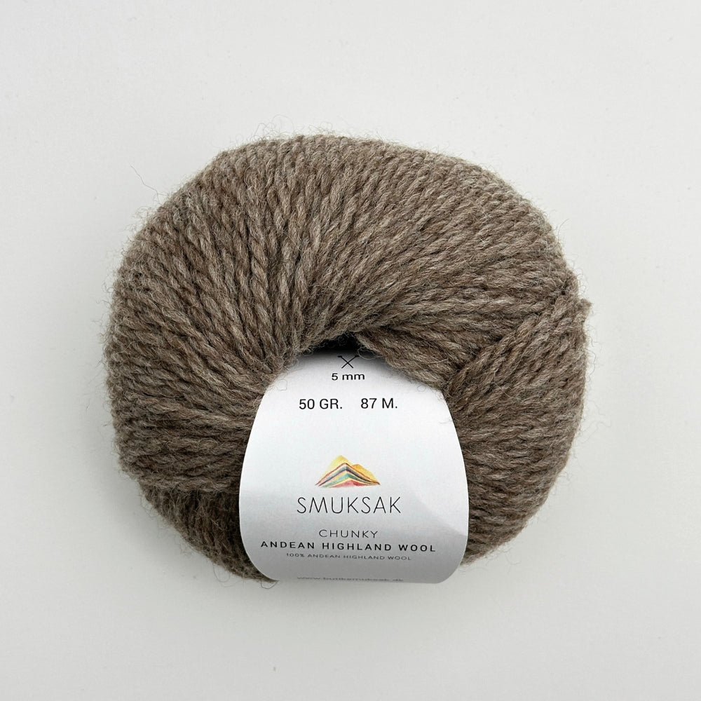 Chunky Andean Highland Wool - Truffle - EW014