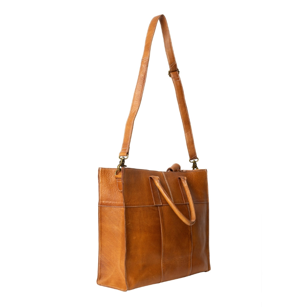 Redesigned Project 43 - Skuldertaske - Burned Tan