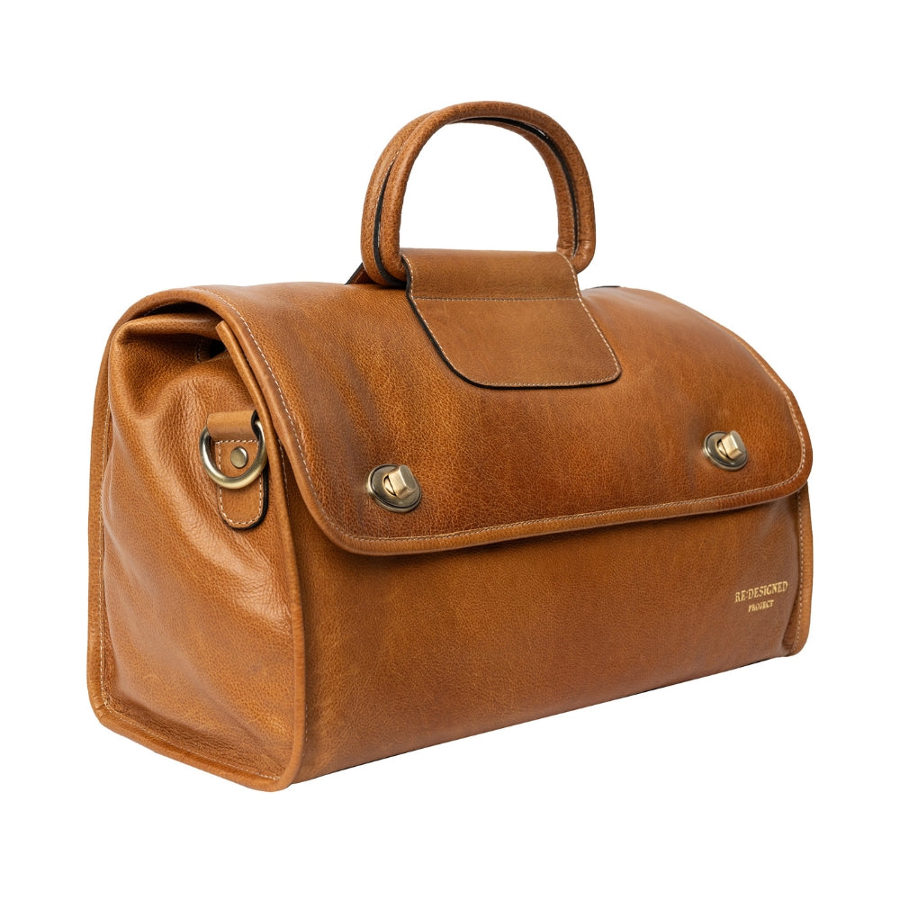 Redesigned Project 73 - Strikketaske - Burned Tan