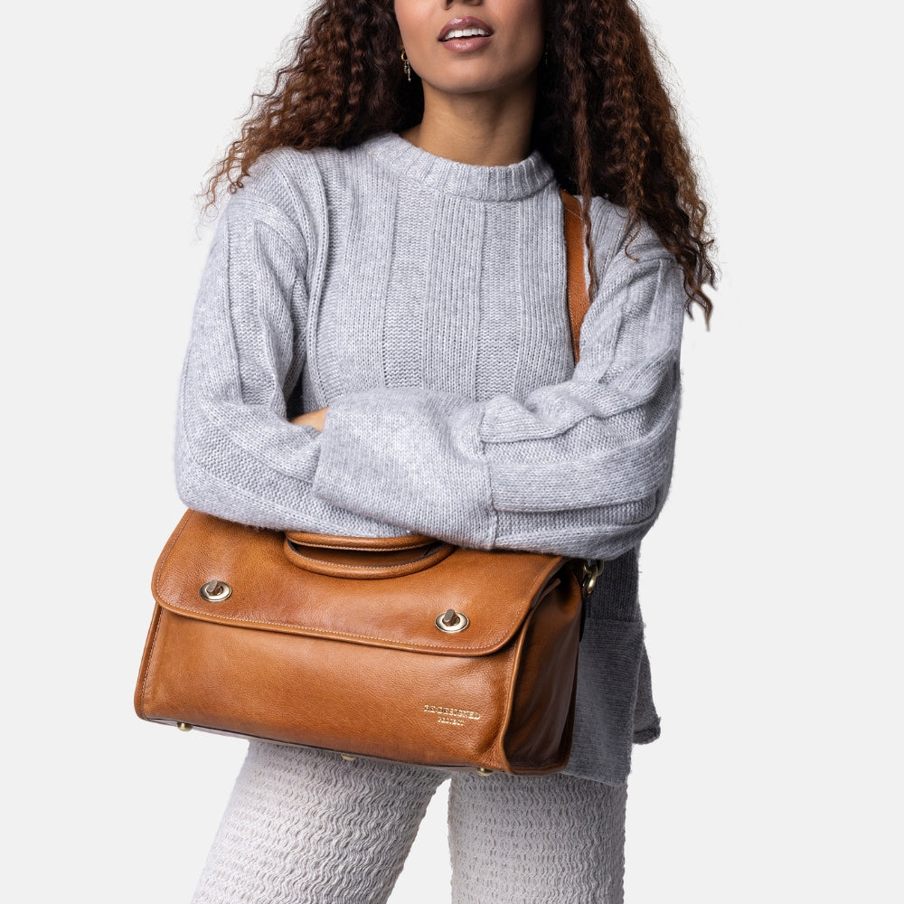Redesigned Project 73 - Strikketaske - Burned Tan