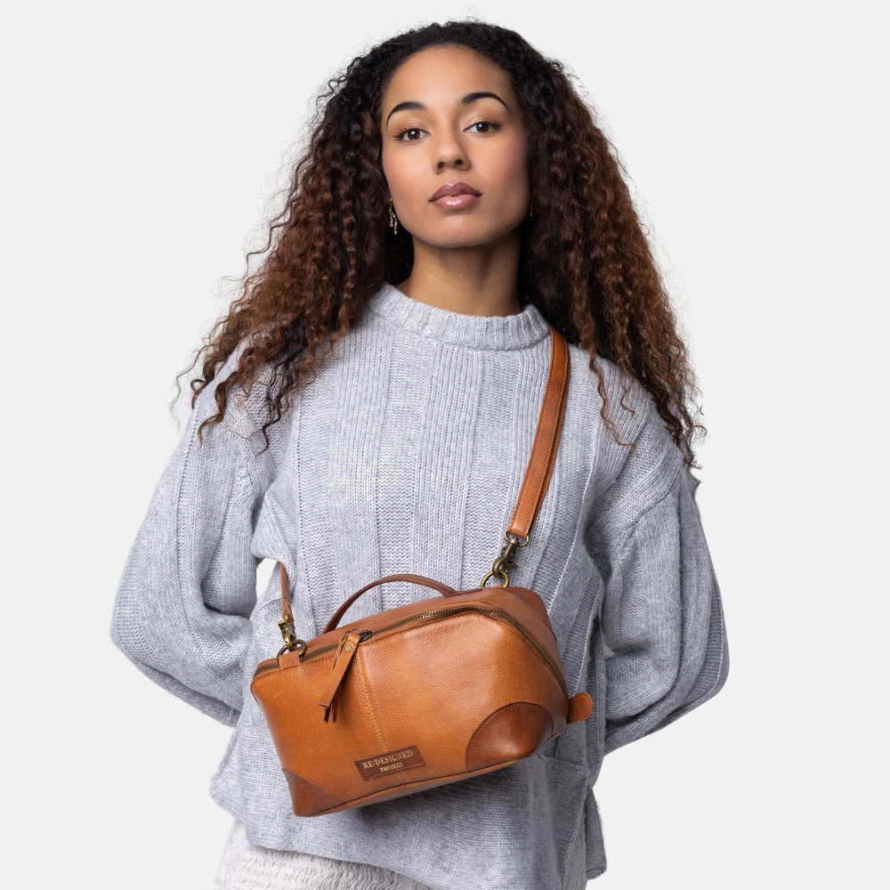 Redesigned Project 78 - Strikketaske (M) - Burned Tan