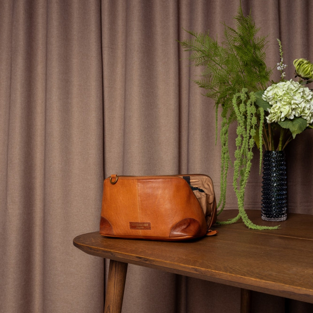 Redesigned Project 79 - Strikketaske (L) - Burned Tan