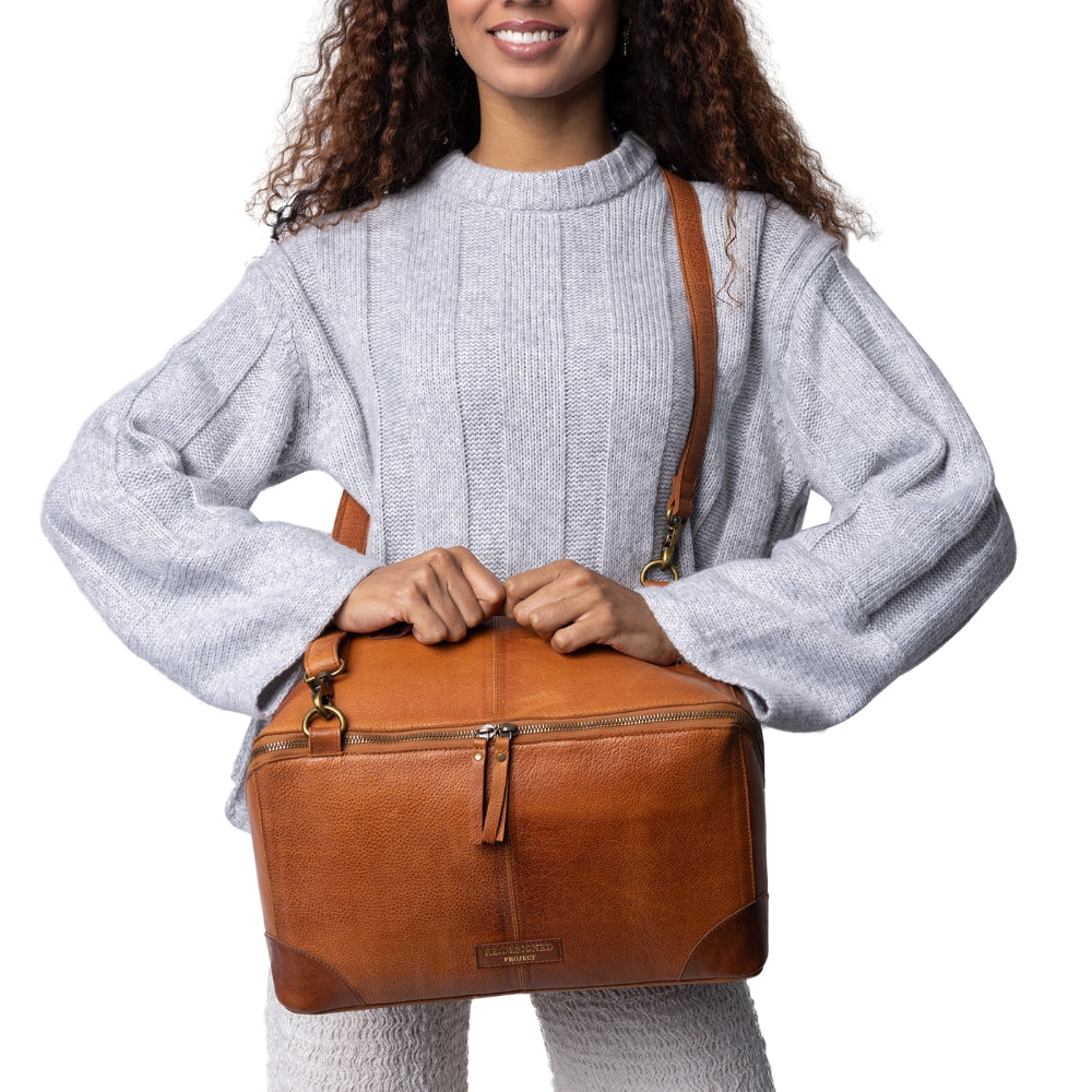 Redesigned Project 80 - Strikketaske (XL) - Burned Tan