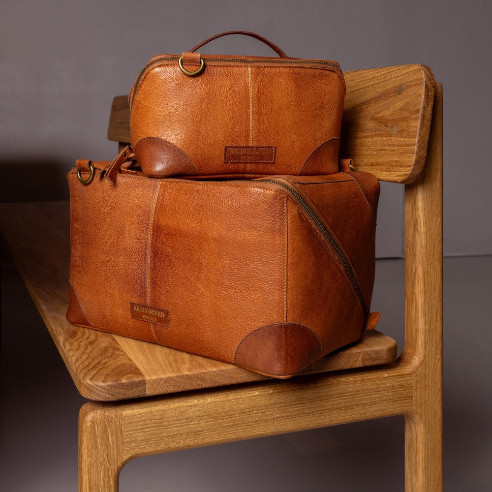 Redesigned Project 80 - Strikketaske (XL) - Burned Tan