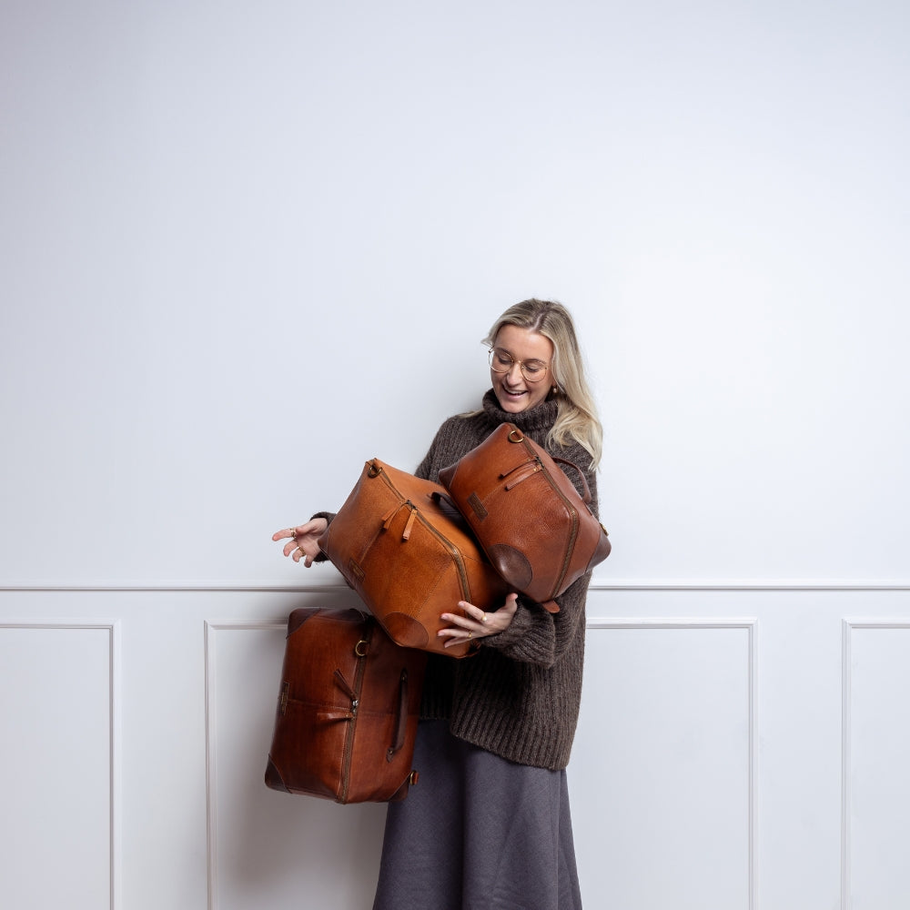 Redesigned Project 80 - Strikketaske (XL) - Burned Tan