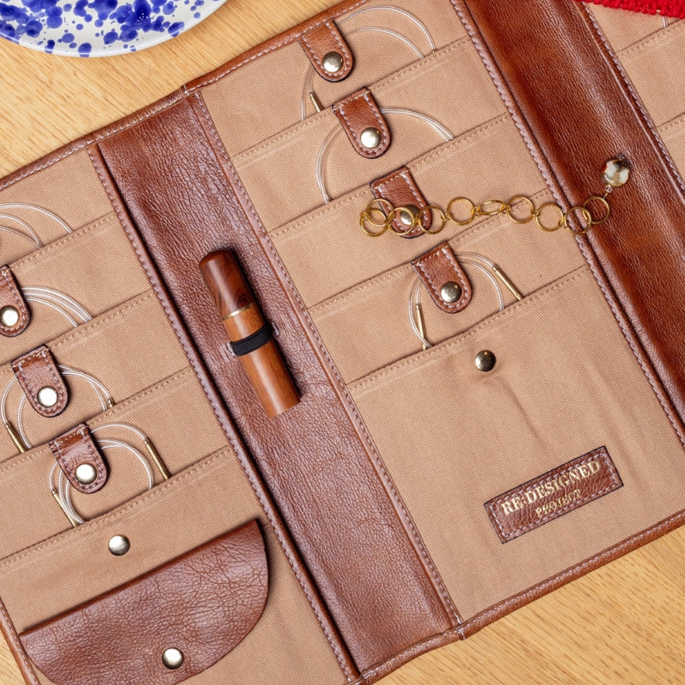 Redesigned Project 82 - Etui til udskiftelige strikkepinde (XL) - Walnut