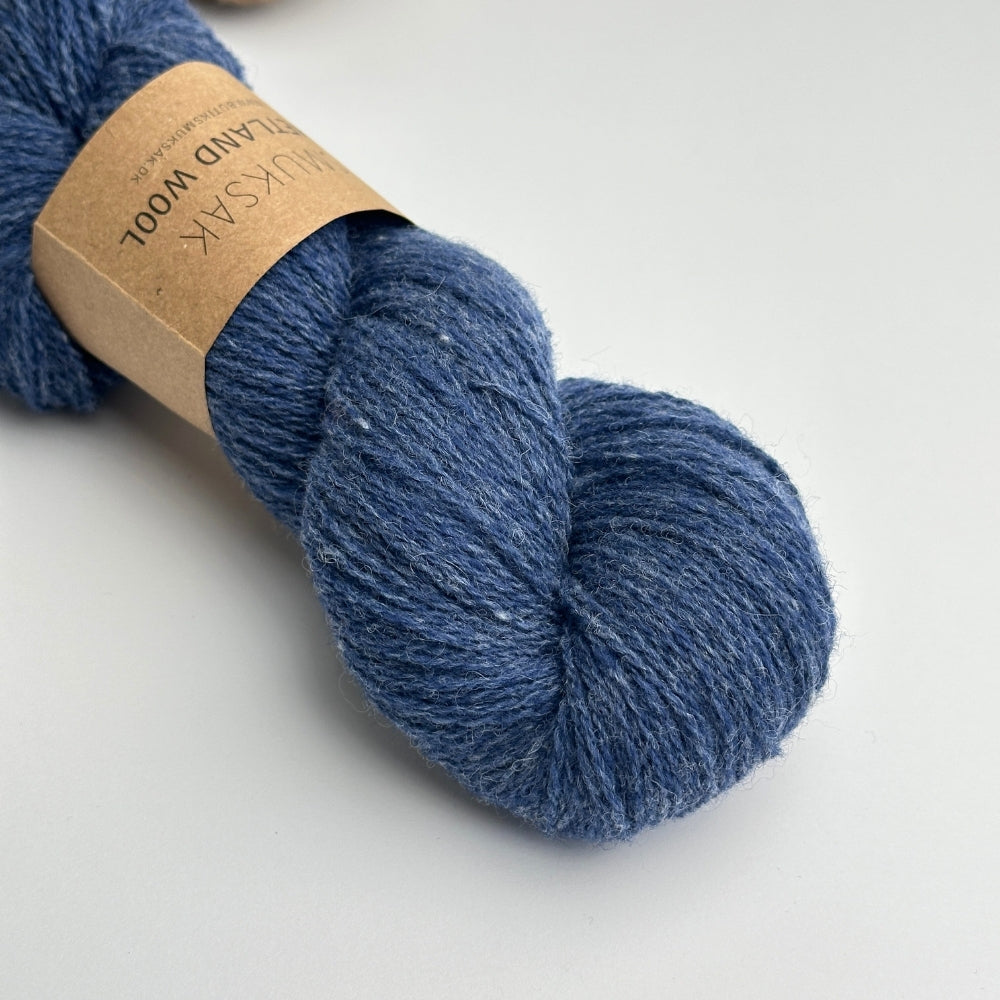 Shetland Wool - Denim Blue Melange - SL113