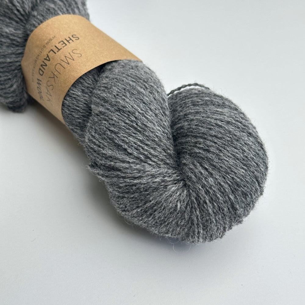 Shetland Wool - Ash Grey Melange - SL116