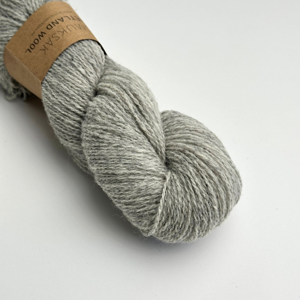 Shetland Wool - Pearl Grey Melange - SL135