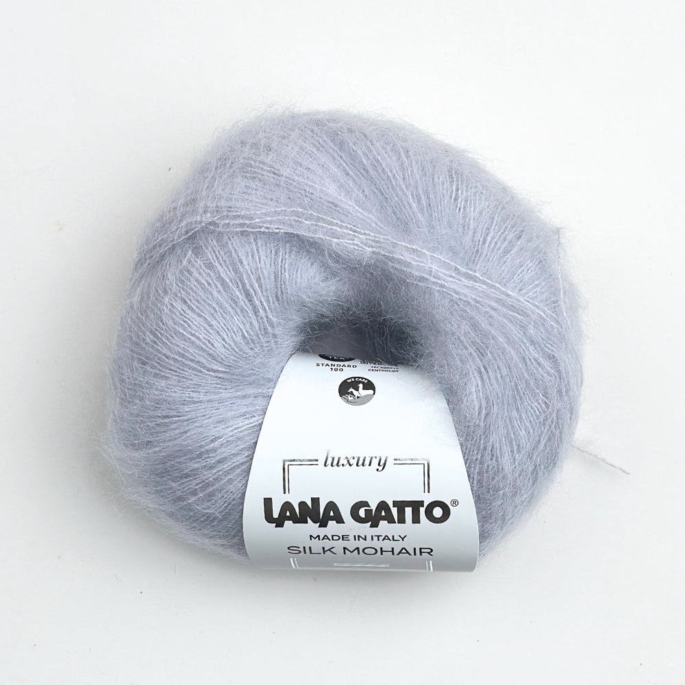 Silk Mohair - Silver Grey - 6033
