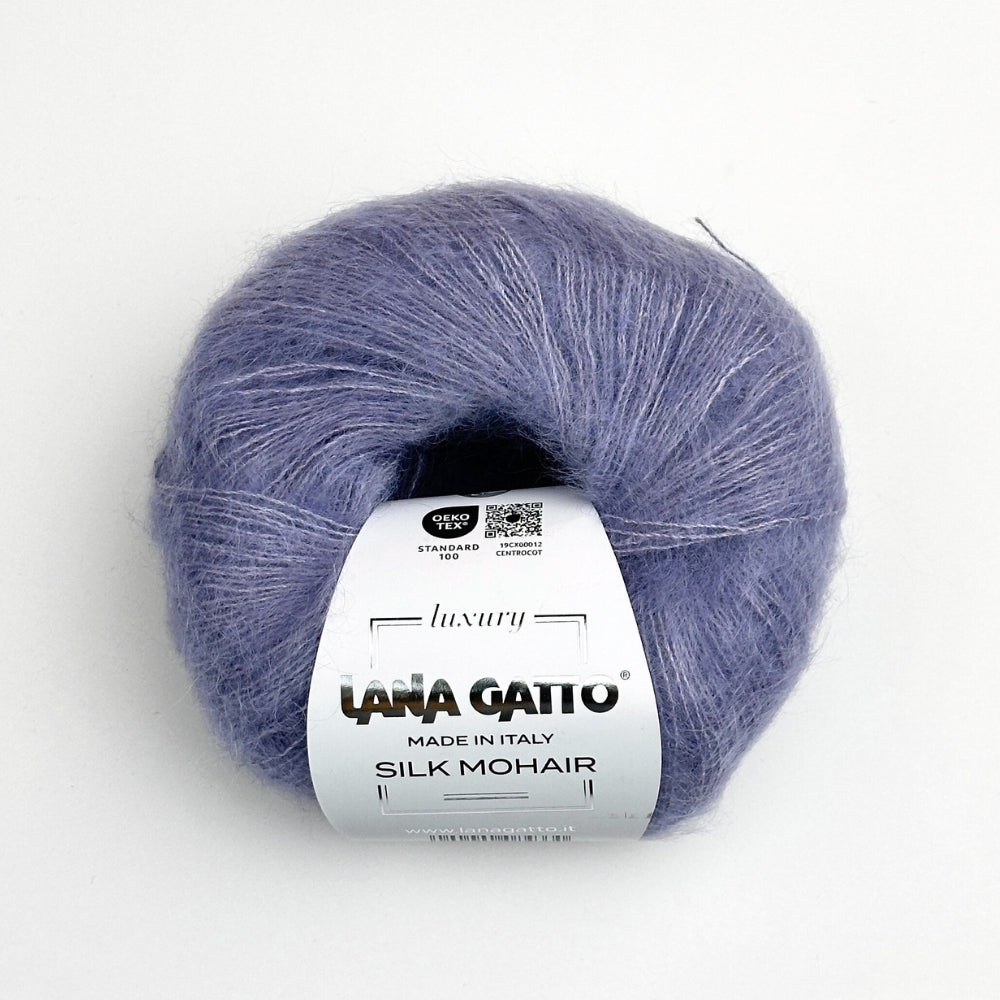 Silk Mohair - Periwinkle Haze - 9380