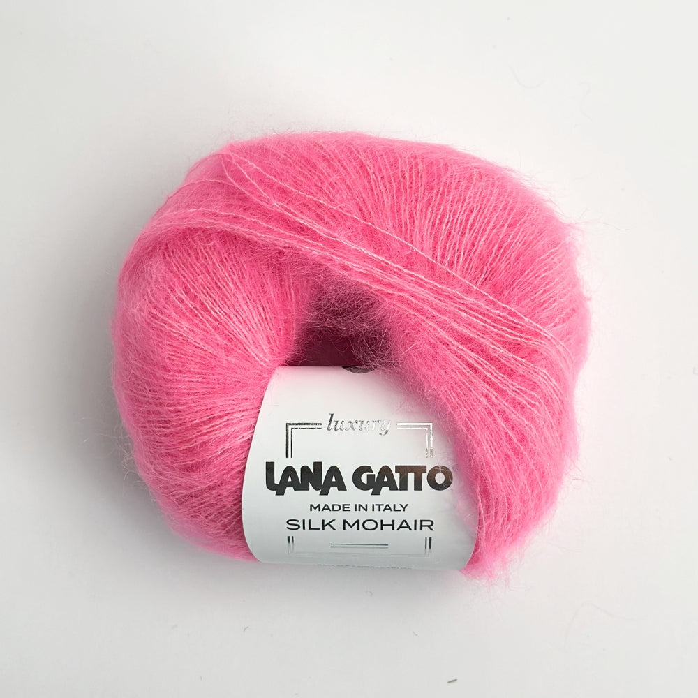 Silk Mohair - Flamingo Pink - A0900