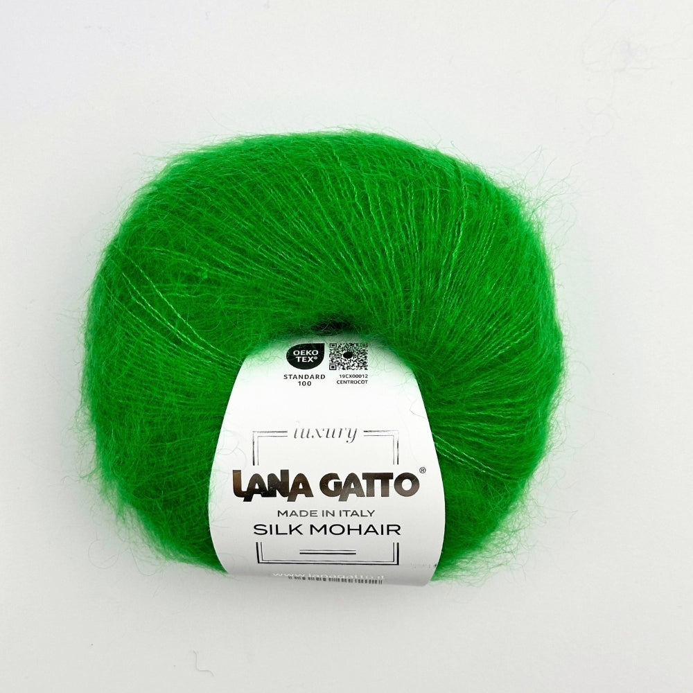 Silk Mohair - Glorious Green - A8536