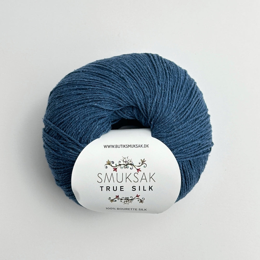 True Silk - 100% Silke - Cowboy Blue - SM22