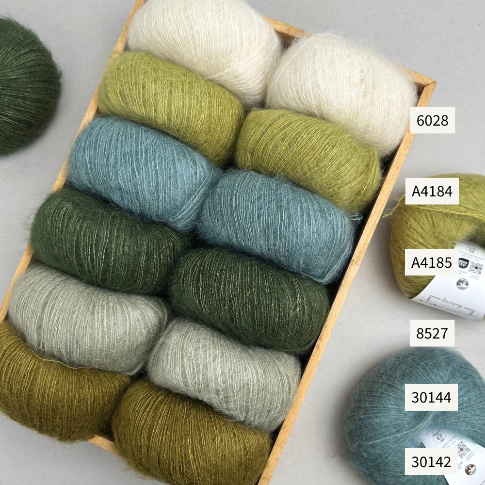 Knitting kit - Sorbet Cardigan from Mille Fryd - Silk Mohair