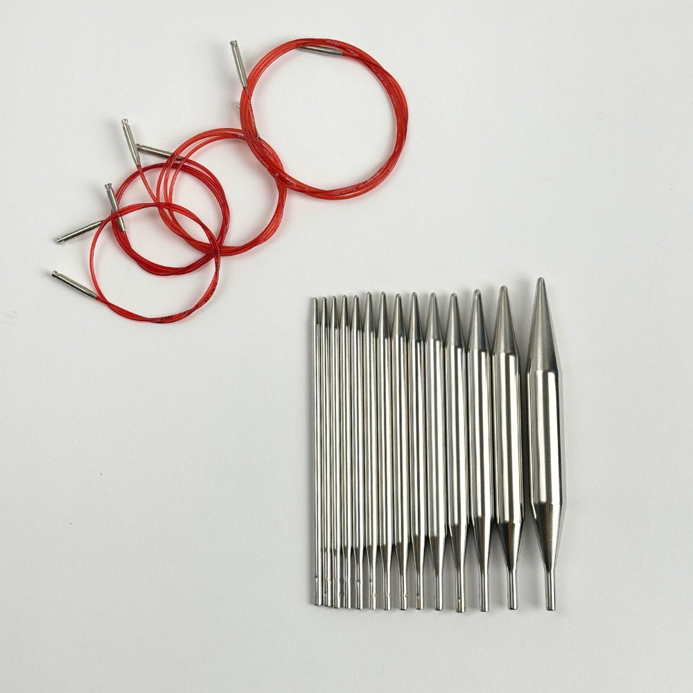 Addi Click Basic - Udskiftelige rundpindesæt (3.50-15.00 mm)