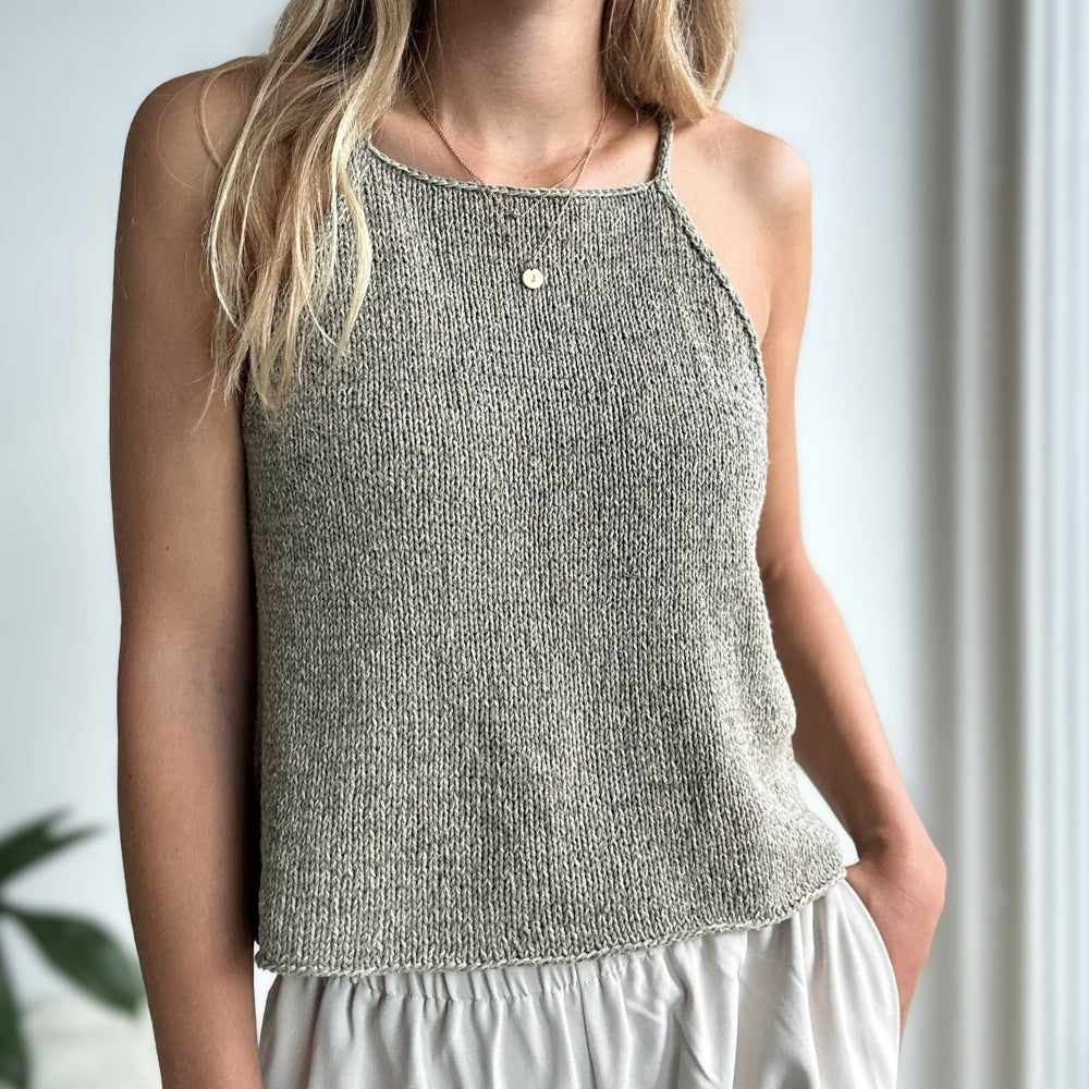 Strikkekit (uden opskrift) - Audrey Top af PetiteKnit (True Silk)