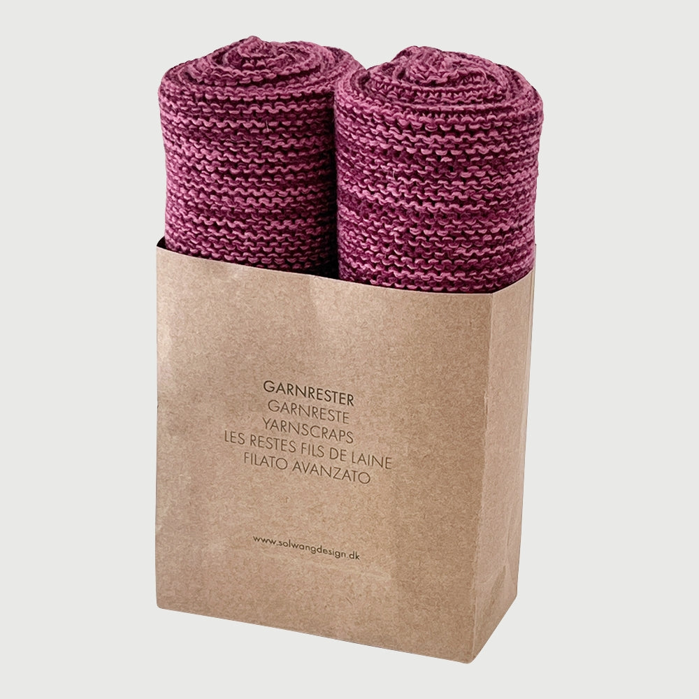 Dish cloths made of leftover yarn - 100% cotton (2 pcs.)