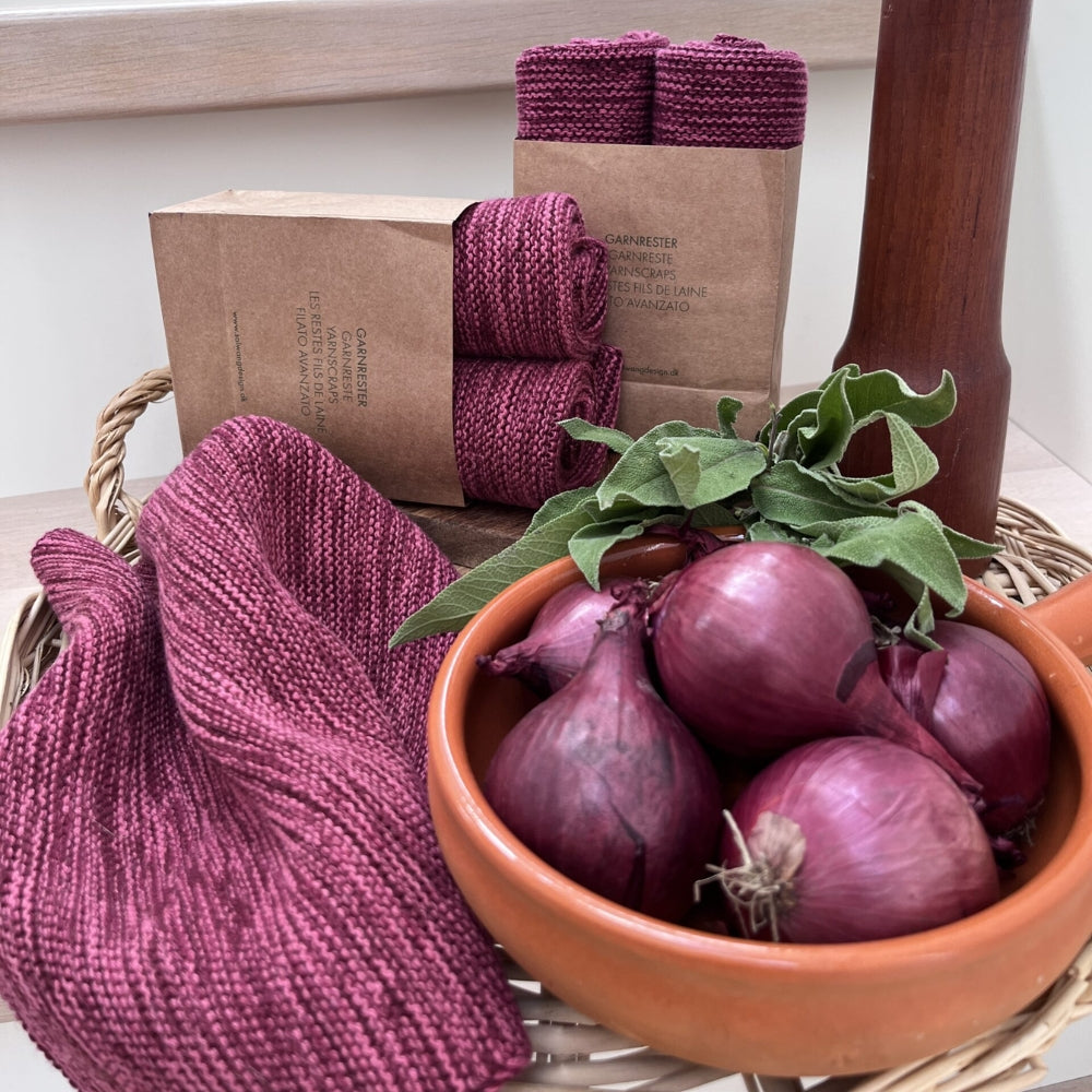 Dish cloths made of leftover yarn - 100% cotton (2 pcs.)