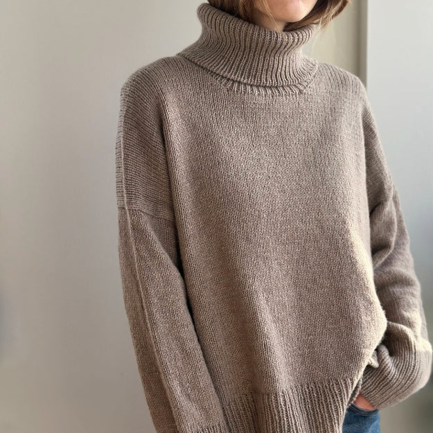 Garnkit - Chestnut Sweater af PetiteKnit (Premium Merino)