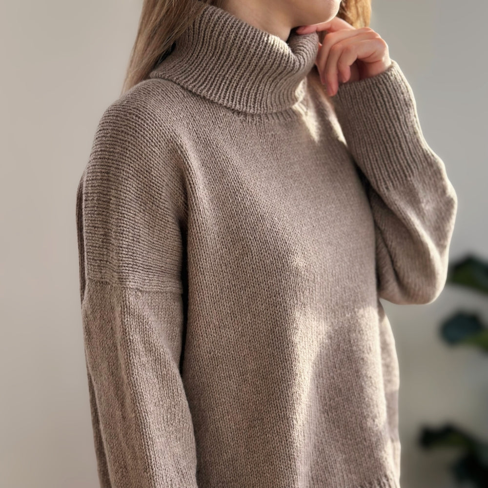 Garnkit - Chestnut Sweater af PetiteKnit (Premium Merino)