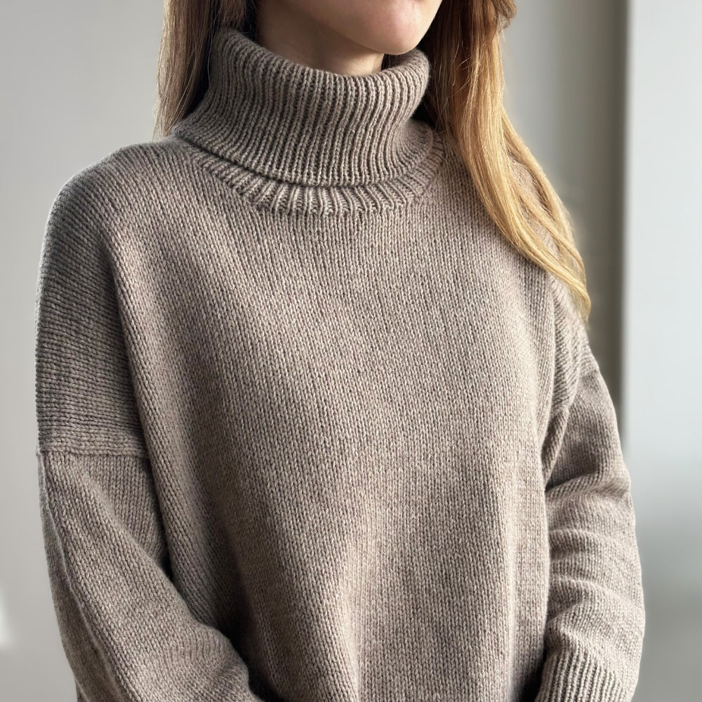 Garnkit - Chestnut Sweater af PetiteKnit (Premium Merino)