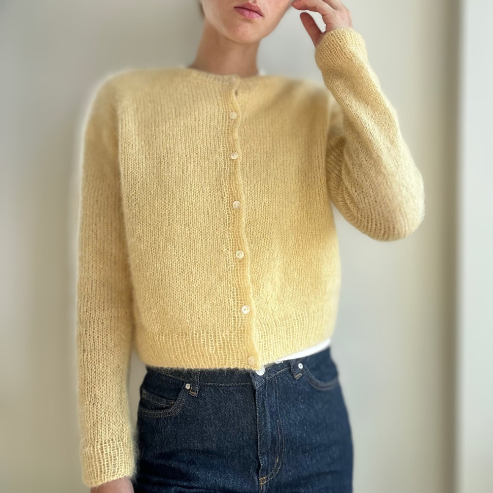 Strikkekit (uden opskrift) - Copenhagen Cardigan af PetiteKnit (Silk Mohair)