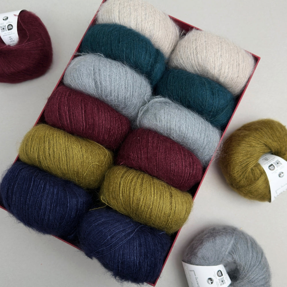 Strikkekit - Sorbet Cardigan (Lang) - Silk Mohair