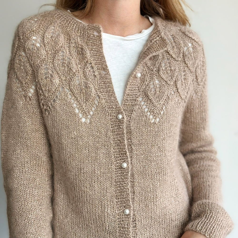 Strikkekit (uden opskrift) - Ella Cardigan af Le Knit (Porto Rico + Silk Mohair)