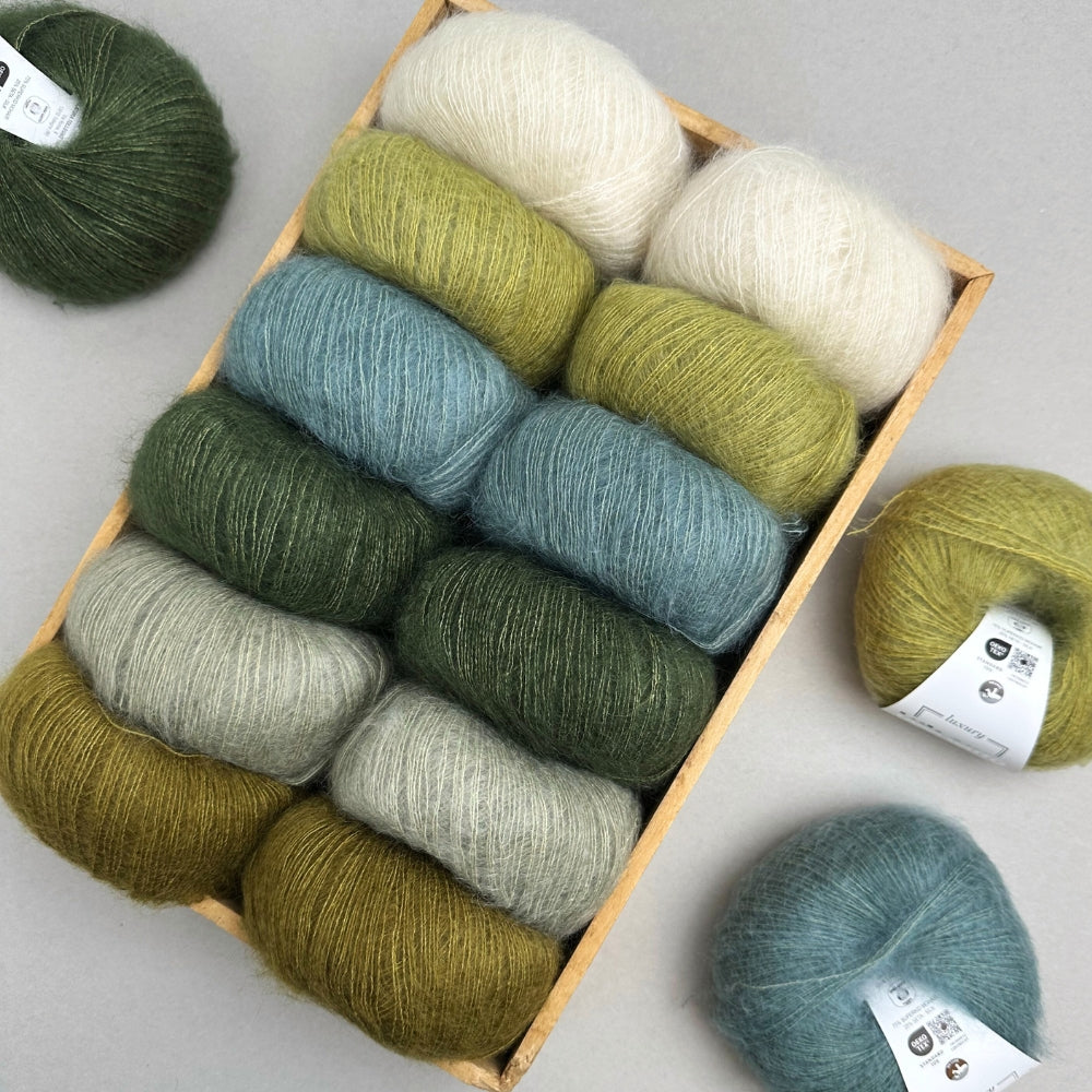 Strikkekit - Sorbet Cardigan (Lang) - Silk Mohair