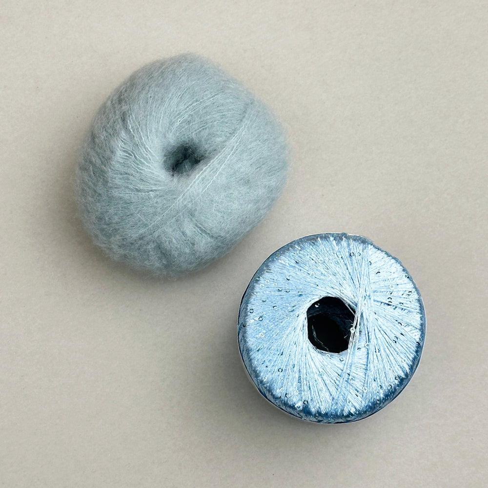 Paillettes Scarf - Strikkekit (Kimsa og Paillettes)