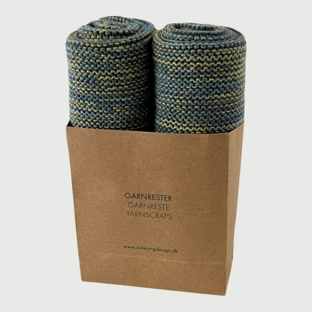 Dish cloths made of leftover yarn - 100% cotton (2 pcs.)