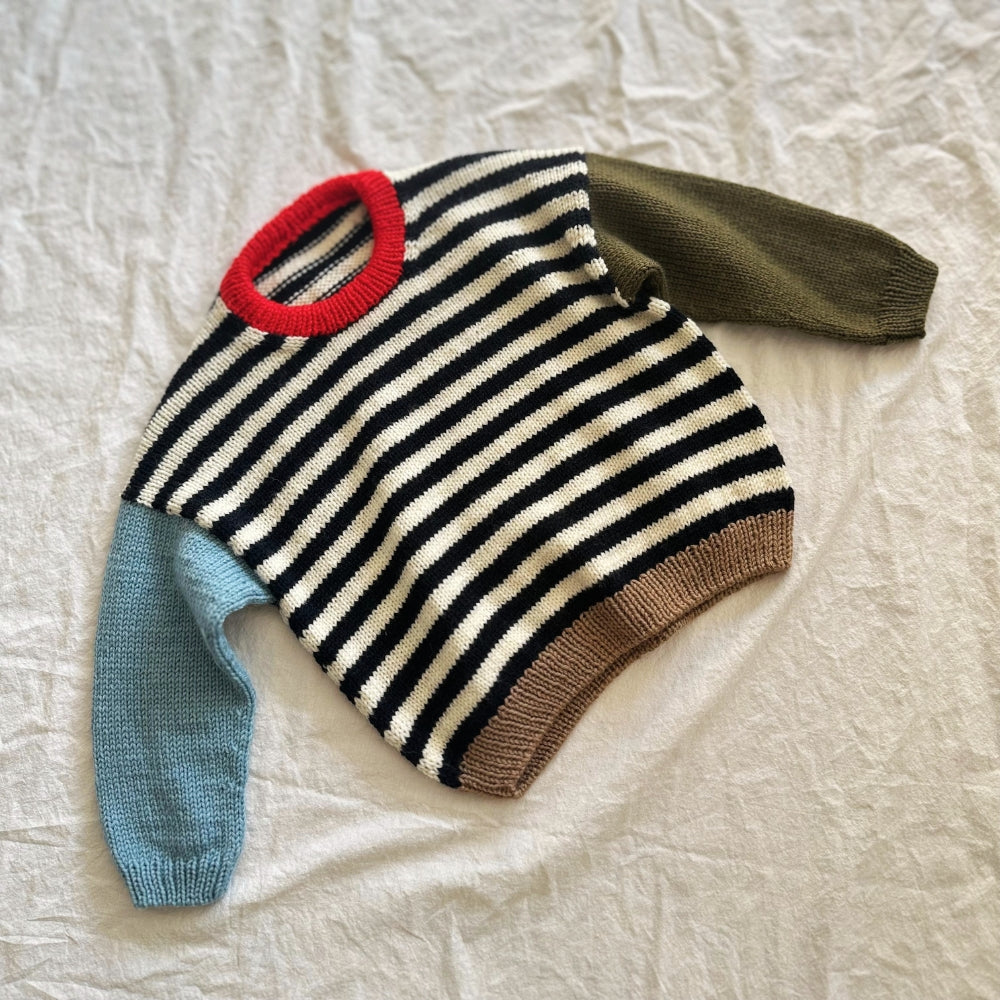 Strikkekit (uden opskrift) - Holger Sweater af PetiteKnit (Misina)