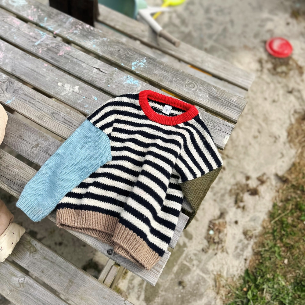 Strikkekit (uden opskrift) - Holger Sweater af PetiteKnit (Misina)
