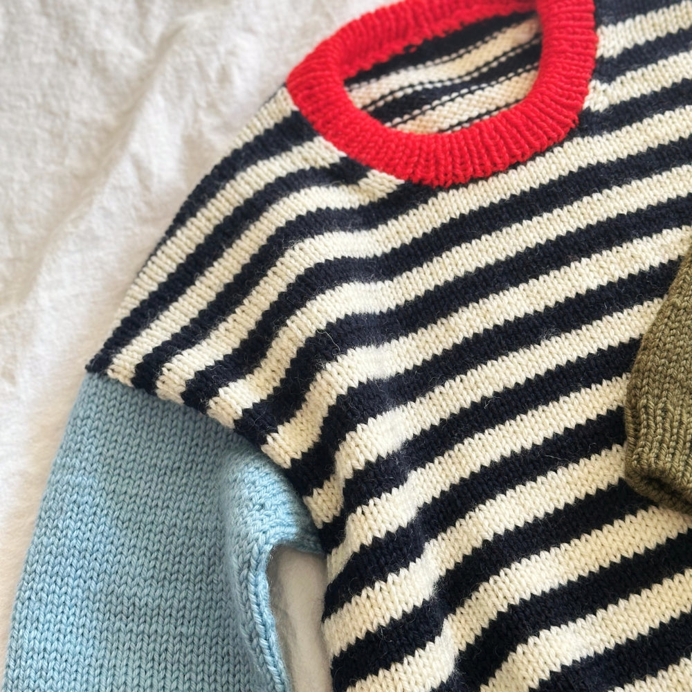 Strikkekit (uden opskrift) - Holger Sweater af PetiteKnit (Misina)