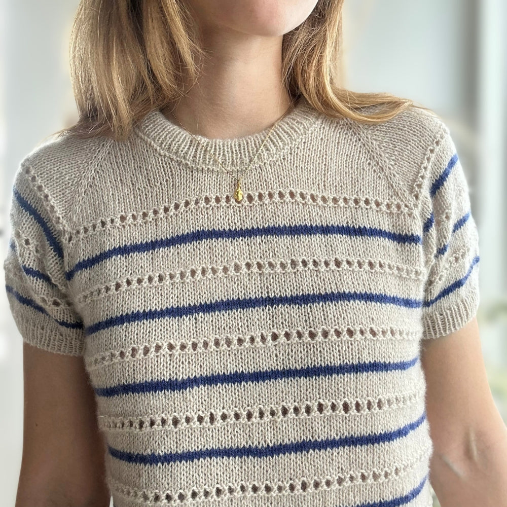 Strikkekit (uden opskrift) - Ida Tee af PetiteKnit (Eco Soft Cashmere)