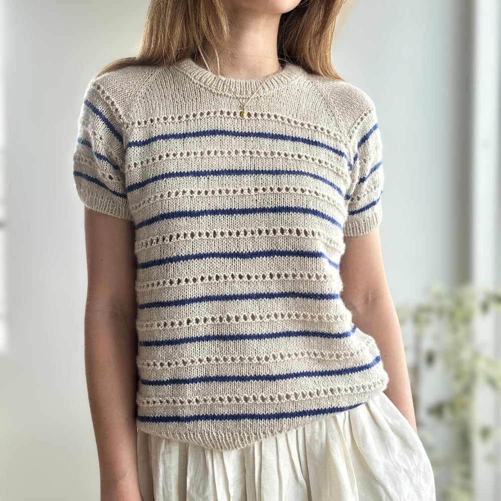 Strikkekit (uden opskrift) - Ida Tee af PetiteKnit (Eco Soft Cashmere)